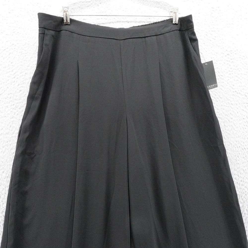 Eloquii Black Wide Leg Pants - Picture 3 of 15